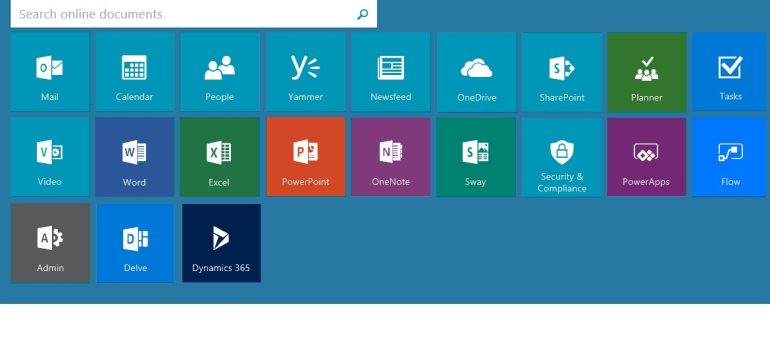 Office 365 Application Launcher
